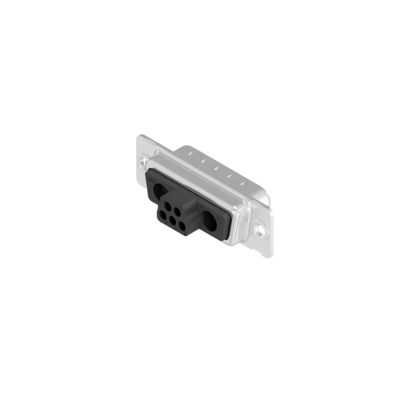 CONEC 7 Way Straight Through Hole D-Sub Connector Male with Mounting Hole 3007W2PXK99A10X