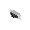 CONEC 7 Way Straight Through Hole D-Sub Connector Male with Mounting Hole 3007W2PXK99A10X