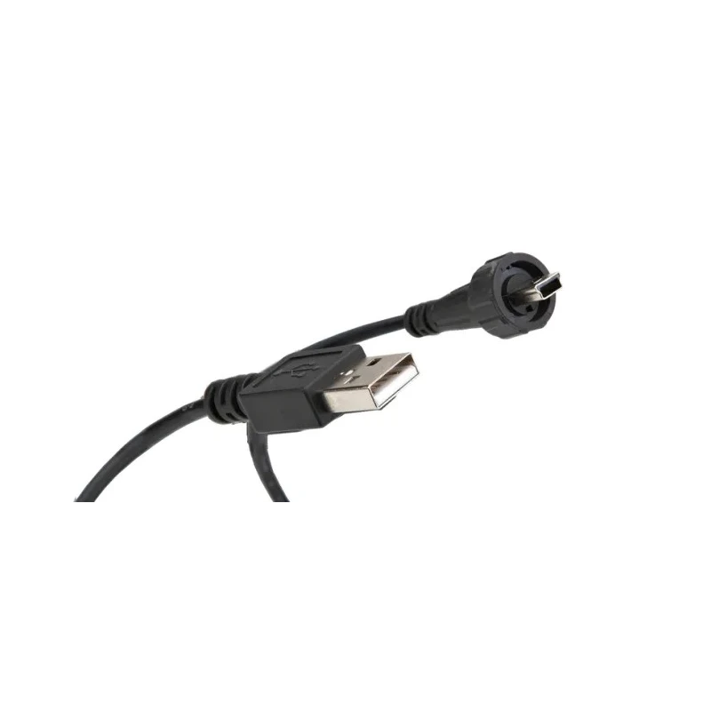 CONEC IC Socket USB Cable Male USB Type A to Male Mini USB Type B Black 2 m 17-250031