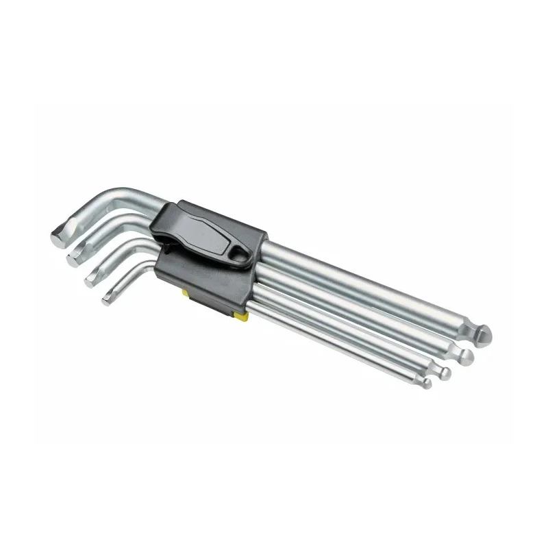 CK 9 Piece L Metric Hex Key Set, Hex Size 1.5 to 10 mm, Plastic and Metal, Hex Ball End T4440M