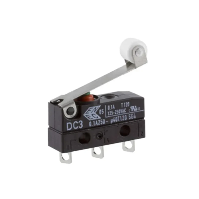 ZF Roller Lever Micro Switch Solder Terminal 100mA 250V AC SPDT IP6K7 DC3C-A1RC