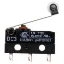 ZF Roller Lever Micro Switch Solder Terminal 100mA 250V AC SPDT IP6K7 DC3C-A1RC