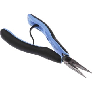 Lindstrom 1-Piece Long Nose Plier Serrated 158.5mm Overall Length Dual Component Handle RX 7891