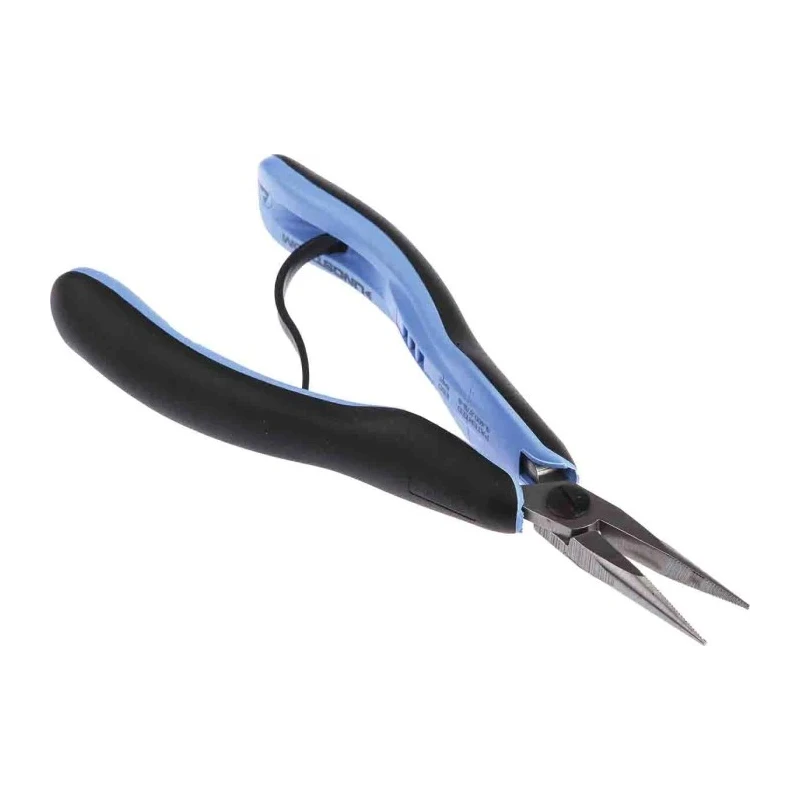 Lindstrom 1-Piece Long Nose Plier Serrated 158.5mm Overall Length Dual Component Handle RX 7891