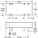 Murata Power Solutions 3W Regulated Isolated DC/DC Converter 12V DC, -12V DC, 125mA Output, 18-36V Input, Through NDTD2412C