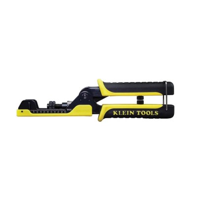 Klein Tools Crimp Tool Compression Crimper for BNC Connectors, F Connectors, RCA Connectors VDV211