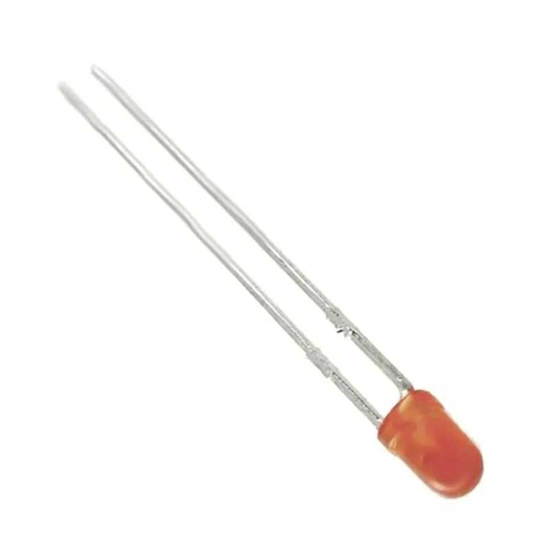 Kingbright 2.5 V Orange LED 3 mm (T-1) Through Hole Diffused Lens L-934ND