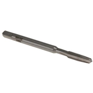 RS PRO Threading Tap M4 Thread Metric Standard Hand Tap 53mm Length Blue Stream Tempered 152-316