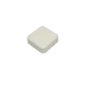 Hammond 1551SNAP Series Plastic General Purpose Enclosure with Grey Lid, IP30, 20mm x 60mm x 60mm 1551SNAP3GY