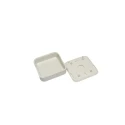 Hammond 1551SNAP Series Plastic General Purpose Enclosure with Grey Lid, IP30, 20mm x 60mm x 60mm 1551SNAP3GY