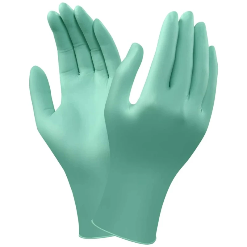 Ansell MICROFLEX NeoTouch 25-101 Green Neoprene Disposable Gloves Size XL 0.13mm Thickness 240mm Length 100 Gloves 25101100