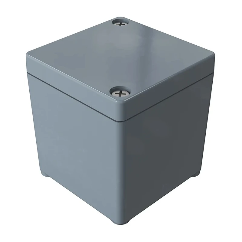 Rose Fibreglass Reinforced Polyester Enclosure Grey Lid IP66 IK08 55mm x 55mm x 55mm IP66 