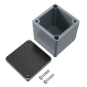 Rose Fibreglass Reinforced Polyester Enclosure Grey Lid IP66 IK08 55mm x 55mm x 55mm IP66 