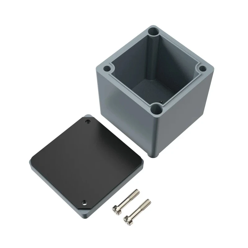 Rose Fibreglass Reinforced Polyester Enclosure Grey Lid IP66 IK08 55mm x 55mm x 55mm IP66 