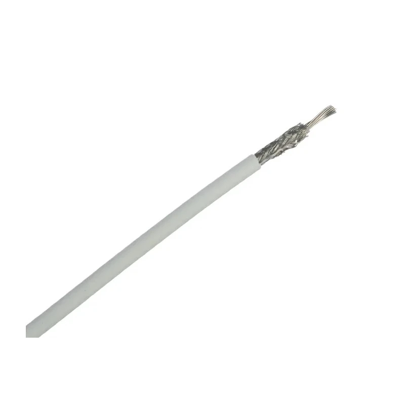 TE Connectivity SPEC 44 Series White Hook Up Wire 24 AWG 19 x 0.25 mm Core Strands 100 m Polyalkene 44A1111-24-9-9