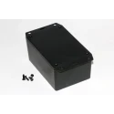 Hammond Flanged ABS Plastic Enclosure Black Grey Transparent Blue IP54 56 mm x 81 mm x 122 mm 1591XXTFLBK