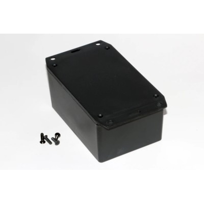 Hammond Flanged ABS Plastic Enclosure Black Grey Transparent Blue IP54 56 mm x 81 mm x 122 mm 1591XXTFLBK