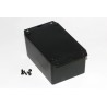 Hammond Flanged ABS Plastic Enclosure Black Grey Transparent Blue IP54 56 mm x 81 mm x 122 mm 1591XXTFLBK