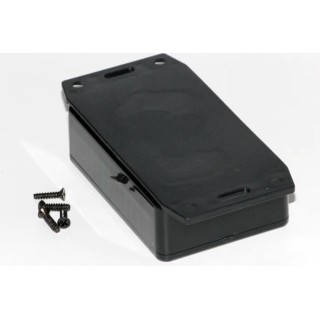 Hammond Flanged 1591 Series ABS Plastic Enclosure IP54 26 mm x 85 mm x 56 mm 1591MF2SBK
