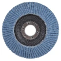 3M 566A Zirconia Aluminium Flap Disc, 115 mm Diameter, P40 Grit Coarse Grade, Quick Change Attachment 3M556D B61784