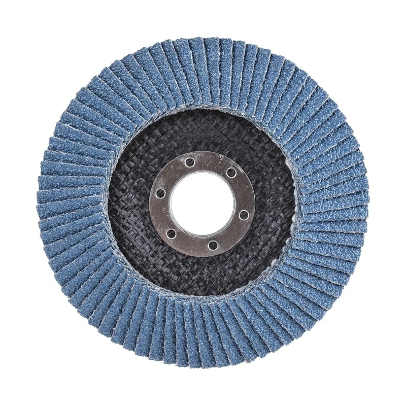 3M 566A Zirconia Aluminium Flap Disc, 115 mm Diameter, P40 Grit Coarse Grade, Quick Change Attachment 3M556D B61784