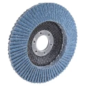 3M 566A Zirconia Aluminium Flap Disc, 115 mm Diameter, P40 Grit Coarse Grade, Quick Change Attachment 3M556D B61784