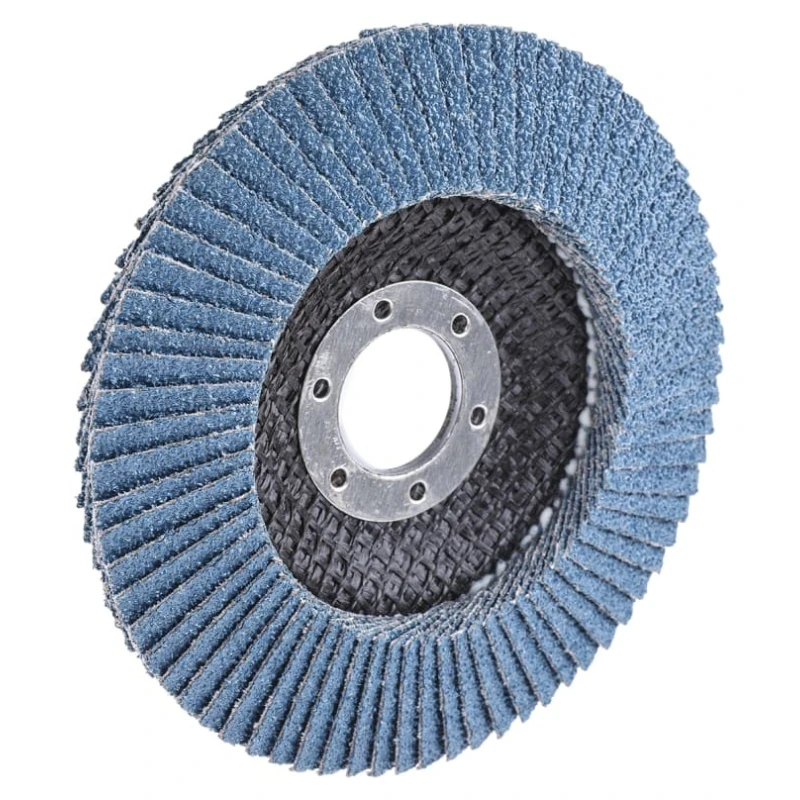 3M 566A Zirconia Aluminium Flap Disc, 115 mm Diameter, P40 Grit Coarse Grade, Quick Change Attachment 3M556D B61784