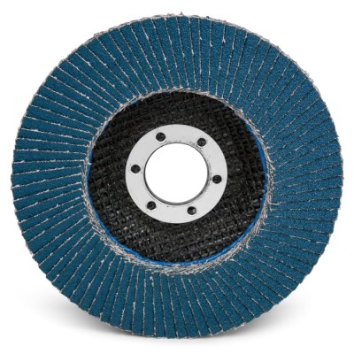 3M 566A Zirconia Aluminium Flap Disc 115 mm Fine Grade P120 Grit Quick Change 3M556D B61791