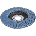 3M 566A Zirconia Aluminium Flap Disc, 115 mm Diameter, P40 Grit Coarse Grade, Quick Change Attachment 3M556D B61784