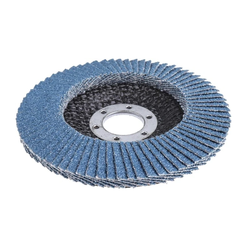 3M 566A Zirconia Aluminium Flap Disc, 115 mm Diameter, P40 Grit Coarse Grade, Quick Change Attachment 3M556D B61784