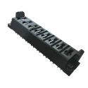 Samtec MPS Series Vertical Through Hole PCB Socket 3-Contact 1 Row 5 mm Pitch Solder MPS-03-7.70-01-L-V