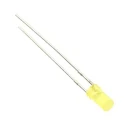 Kingbright 2.05 V Yellow LED 3 mm (T-1) Through Hole Cylindrical L-424YDT