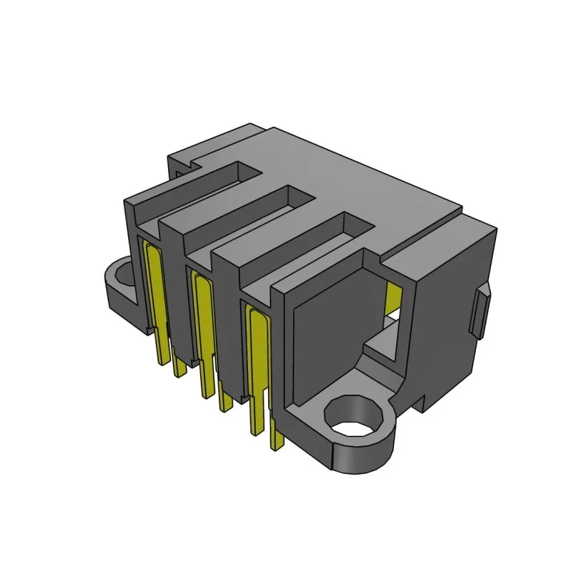 Samtec MPT Series Right Angle Through Hole PCB Header 3 Contacts 5 mm Pitch 1 Row Shrouded MPT-03-01-01-L-RA-SD