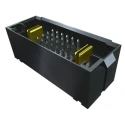 Samtec MPTC Series Right Angle Through Hole PCB Header 20 Contacts 5 mm Pitch 4 Row Shrouded MPTC-02-16-02-01-01-L-RA-LC
