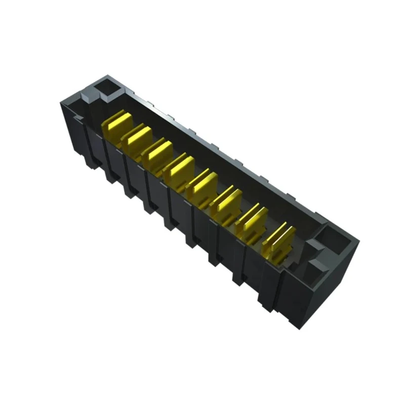 Samtec PET Series Vertical PCB Header, 8 Contacts, 6.35 mm Pitch, 2 Row, Shrouded PET-04-02-L-VT