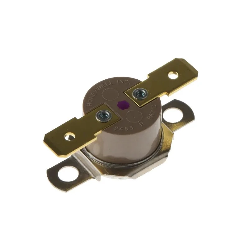 Honeywell Bi-Metallic Thermostat, Closes at 100°C, Max 186°C, Automatic Reset, SPST-NC, 10A Contact Current 2455RP-91000438
