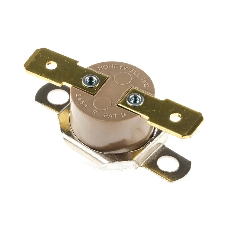 Honeywell Technologies Bi-Metallic Thermostat, Closes at 10 °C, 186 °C Max, Automatic Reset, SPST, 10 A 2455RP-91000430
