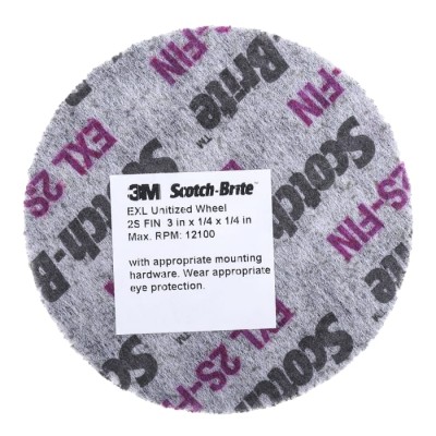 3M XL-UW Silicon Carbide Abrasive Wheel 75 mm Diameter, Fine Grade, 6 mm Thickness XL-UW 09833