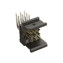 HARTING har-modular Series Angled Surface PCB Header, 9 Contacts, 2.54 mm Pitch, 3 Row, Shrouded 02519091102