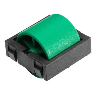RS PRO Zinc Plated Steel Round Conveyor Roller Flange 24 mm Dia. x 33.3 mm Length 150 N Dynamic Load Capacity 229-9174