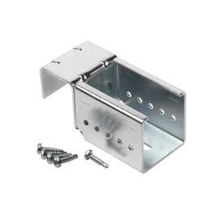 RS Pro Guide Rail Bracket Steel 92.8 mm Length x 44 mm Width x 78.7 mm Height 229-9199