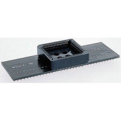 Winslow Straight Through Hole Mount 2.54 mm Pitch IC Socket Adapter PLCC to DIP WA020127FSAJTRC