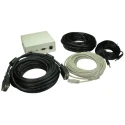 RS PRO Female Audio & Video Faceplate with 4-Port Modular Connectors HDMI VGA RJ45 130mm Width 51mm Height 229-9947