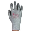 Tornado Argent Grey Yarn Cut Resistant Gloves Size 7 Polyurethane Coating TAR25-07