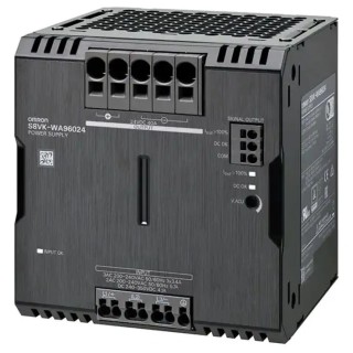 Omron Switched Mode DIN Rail Power Supply 200V AC Input 24V DC Output 40A 960W S8VK-WA