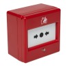 Eaton Red Fire Alarm Call Point, Break Glass Operated, Outdoor Resettable, Mains-Powered EF201BWCP