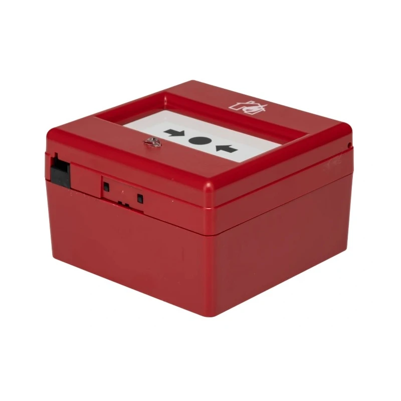 Eaton Red Fire Alarm Call Point, Break Glass Operated, Outdoor Resettable, Mains-Powered EF201BWCP