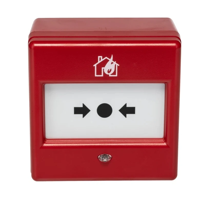 Eaton Red Fire Alarm Call Point, Break Glass Operated, Outdoor Resettable, Mains-Powered EF201BWCP