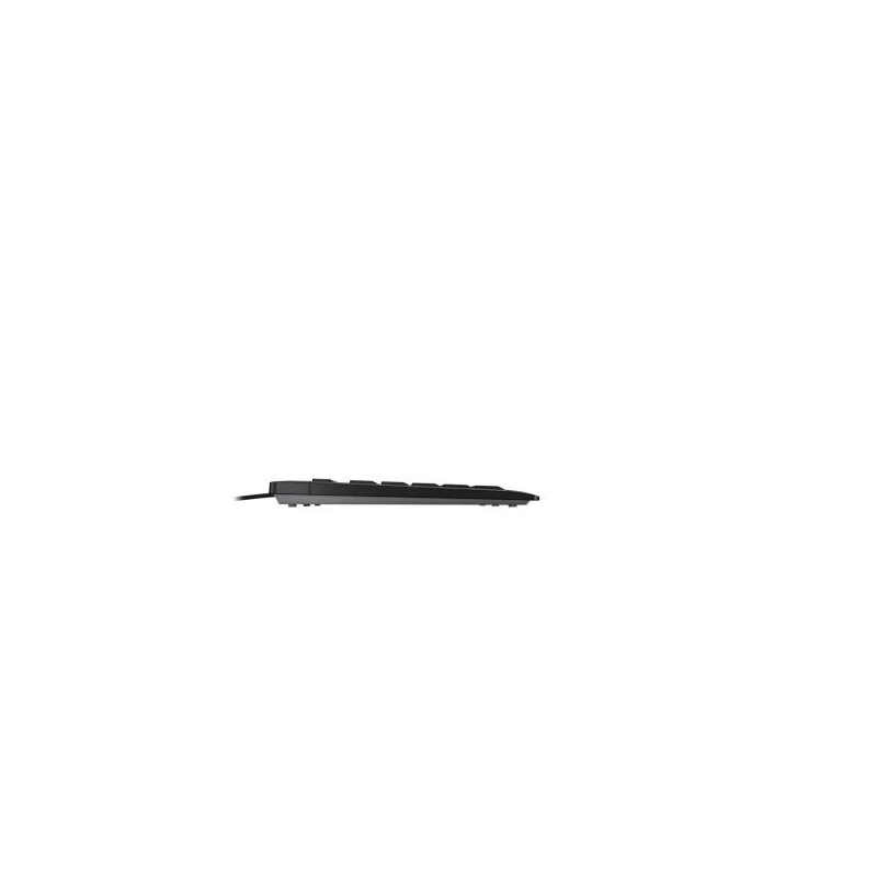 Cherry Wired USB Multimedia Keyboard 105-Key QWERTY UK Layout Black Industrial Grade JK-8500GB-2