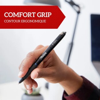 Sharpie Gel Pen Black, 0.7 mm Tip Size 2136598
